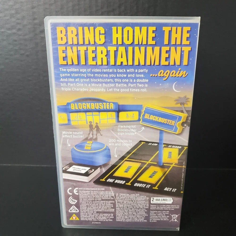 The Blockbuster Game: A Movie Party Game for the Whole Family 12 yrs+ 2018